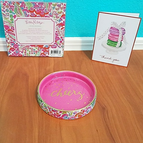 Lilly Pulitzer Other - *FINAL* Lilly Pulitzer Wine Coaster I'm So Hooked